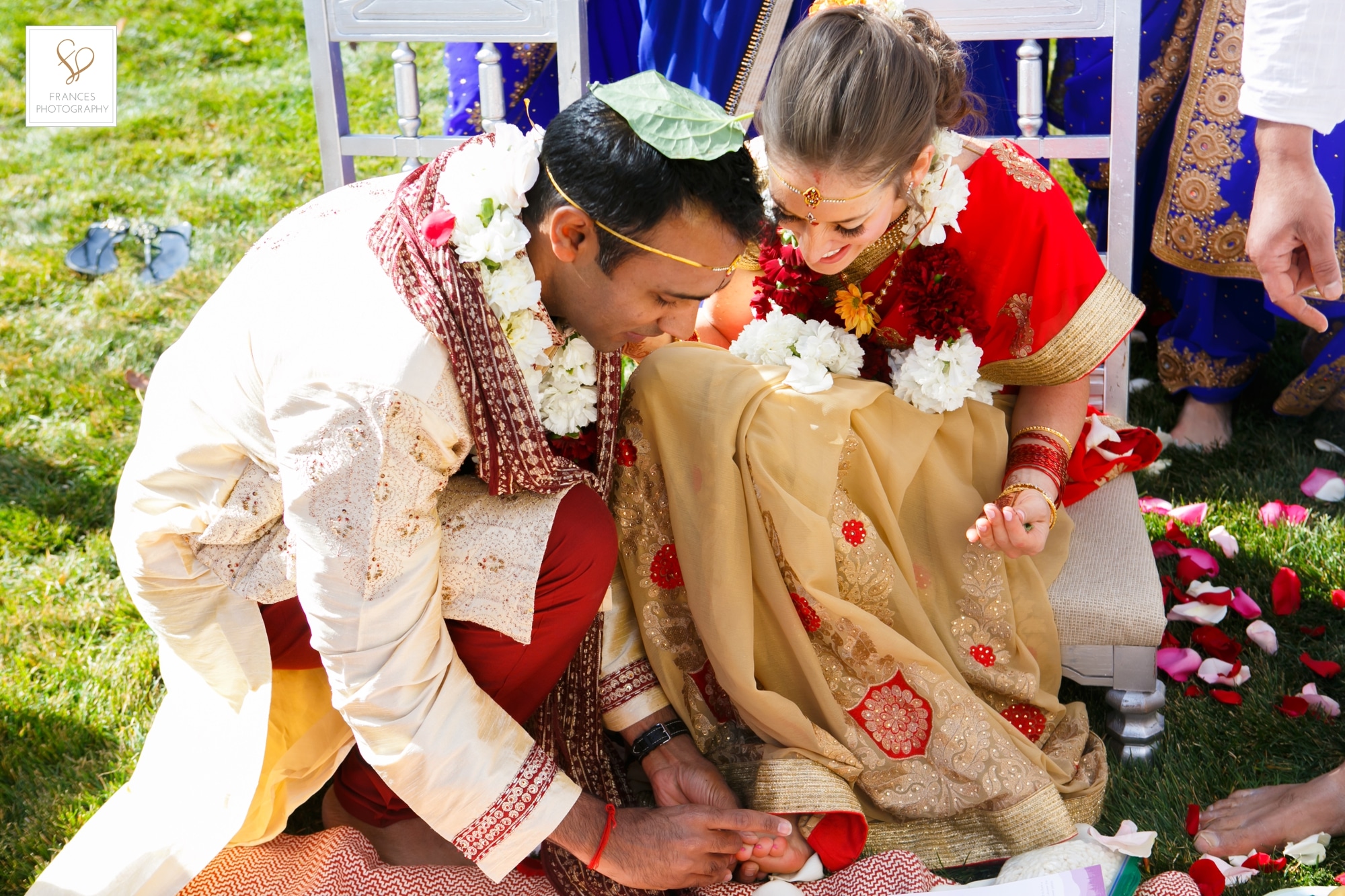 Hindu wedding photography bride groom Colorado